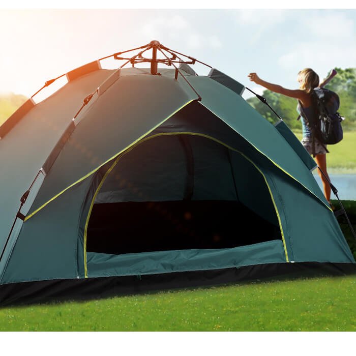 Pop Up Beach Tent | Family Camping Tent - KnitFirst