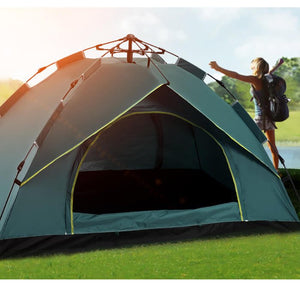 Pop Up Beach Tent | Family Camping Tent - KnitFirst