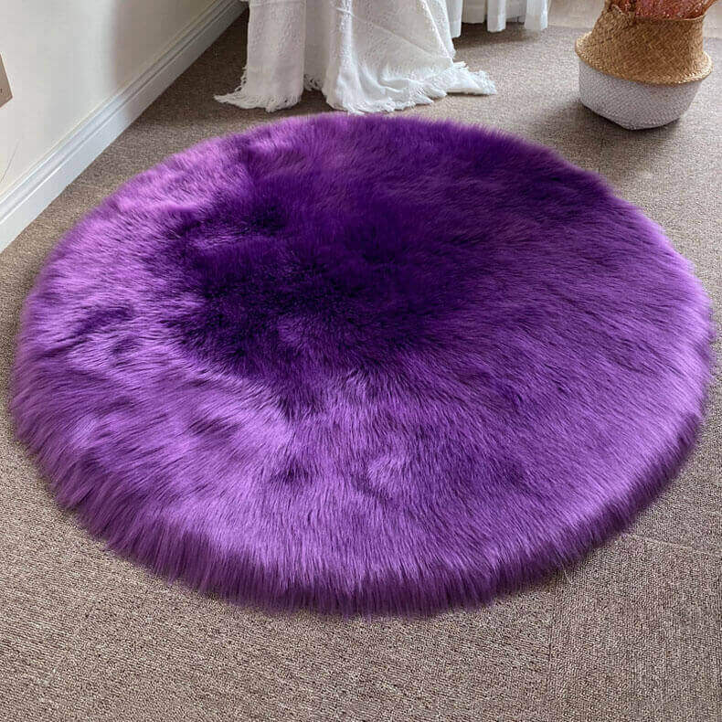 Premium Faux Sheepskin Area Rug - KnitFirst