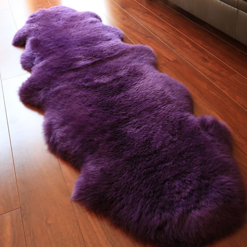 Premium Faux Sheepskin Area Rug - KnitFirst