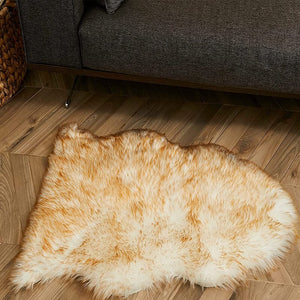Premium Faux Sheepskin Area Rug - KnitFirst