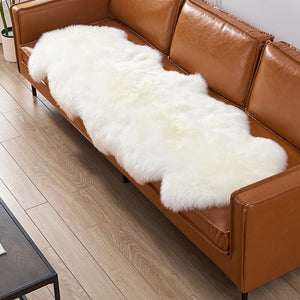 Premium Faux Sheepskin Area Rug - KnitFirst