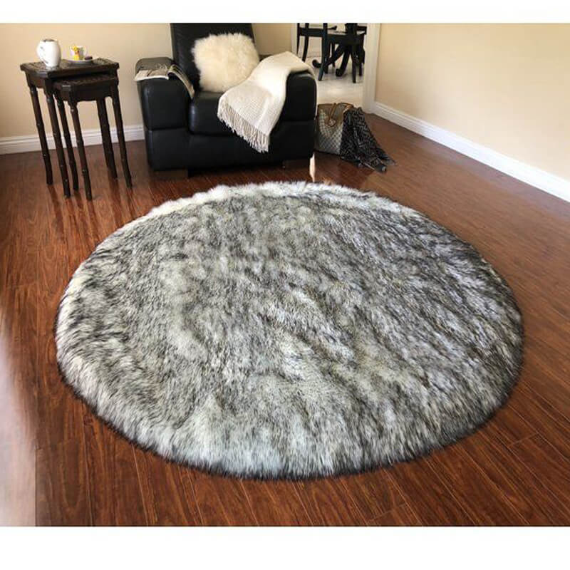 Premium Faux Sheepskin Area Rug - KnitFirst