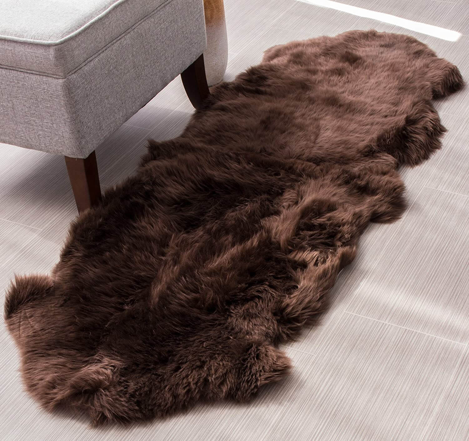 Premium Faux Sheepskin Runner Rug - KnitFirst