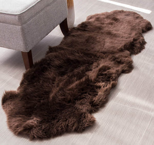 Premium Faux Sheepskin Runner Rug - KnitFirst