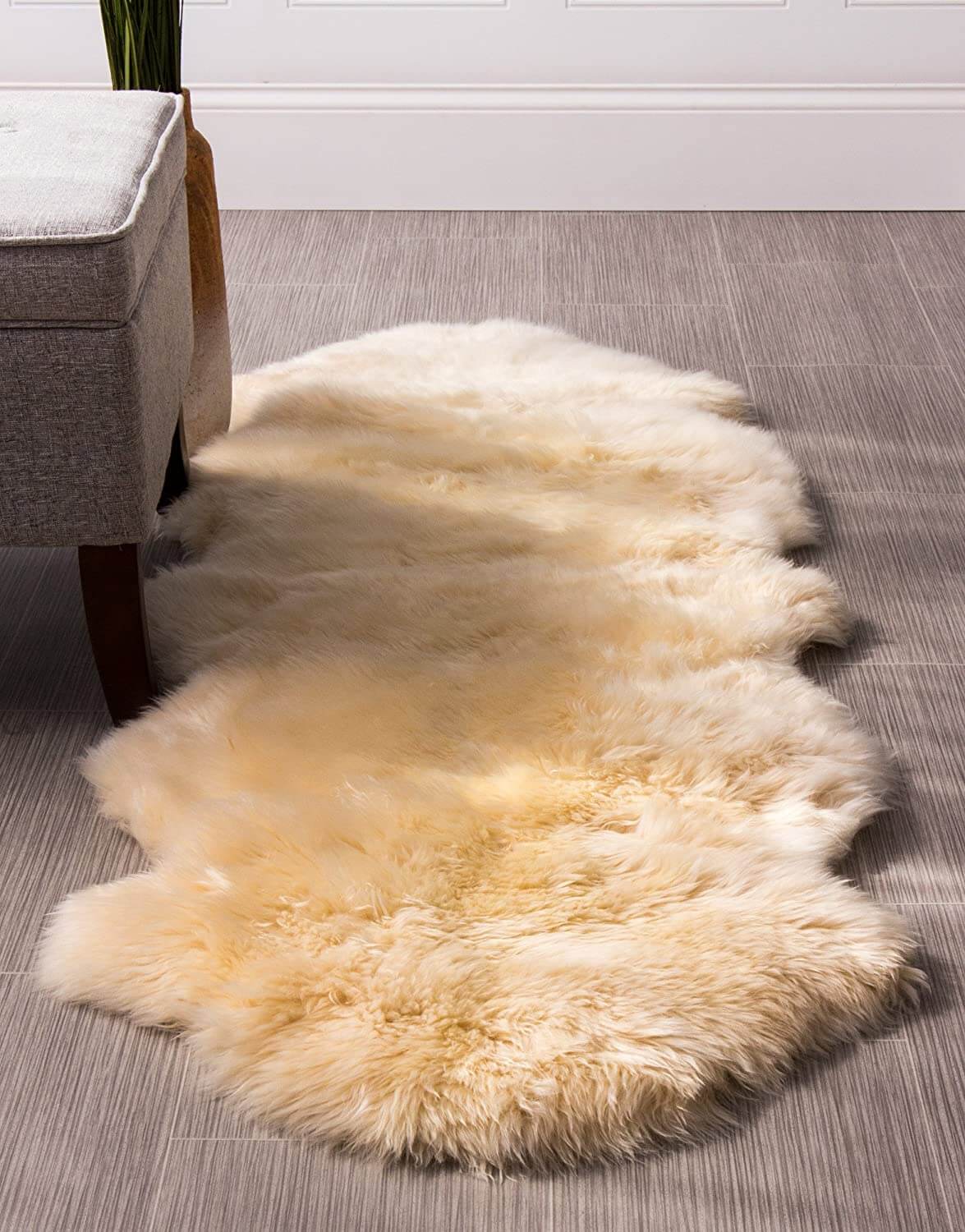 Premium Faux Sheepskin Runner Rug - KnitFirst