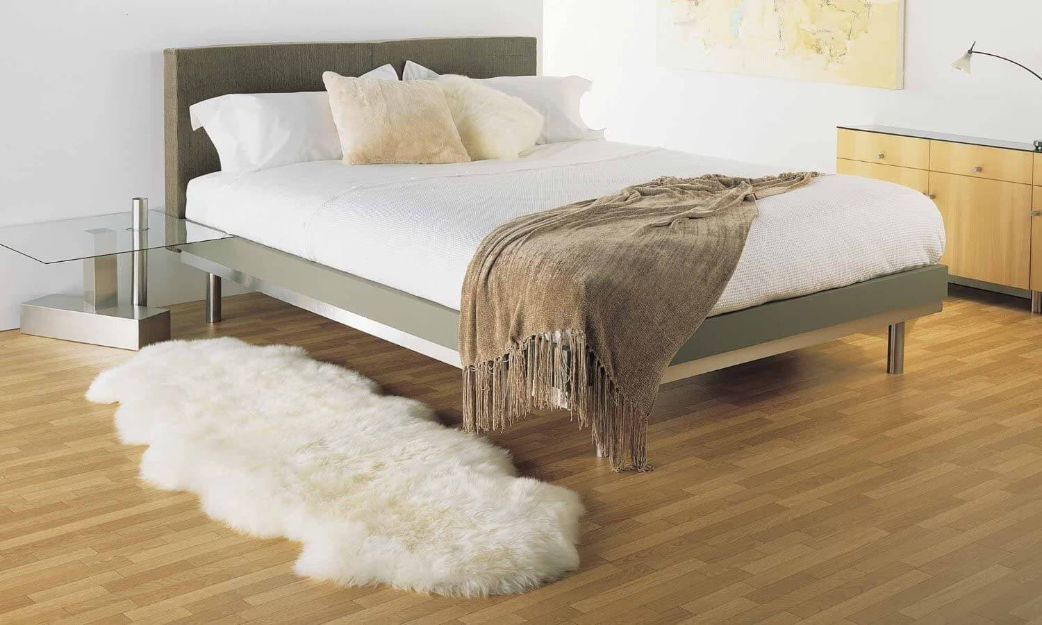 Premium Faux Sheepskin Runner Rug - KnitFirst