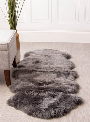 Premium Faux Sheepskin Runner Rug - KnitFirst