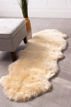 Premium Faux Sheepskin Runner Rug - KnitFirst
