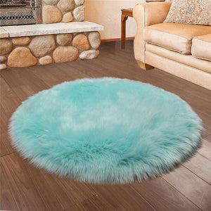 Premium Shag Rug,Soft Shaggy Rug, Round Plush Rug