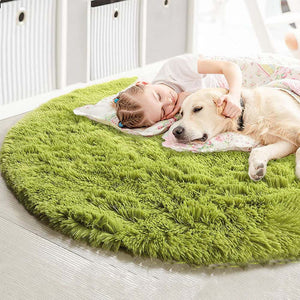 Round Fluffy Soft Area Rugs - KnitFirst