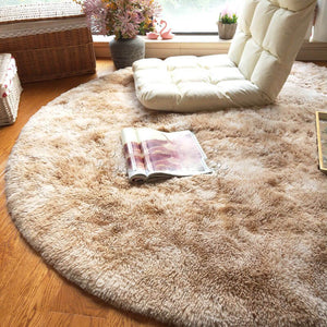 Round Fluffy Soft Area Rugs - KnitFirst