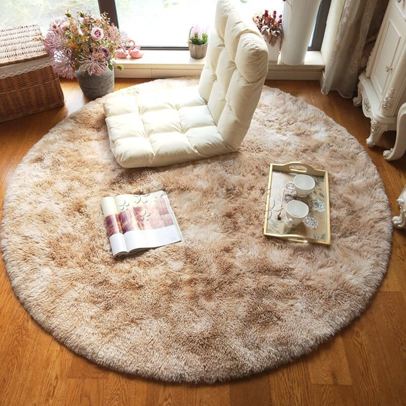 Round Fluffy Soft Area Rugs - KnitFirst