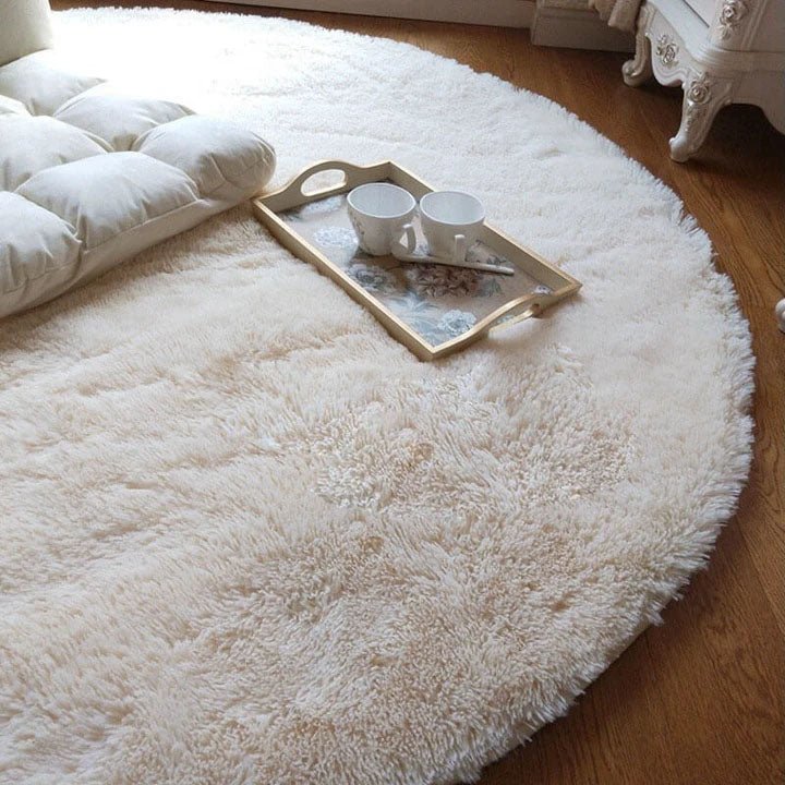 Round Fluffy Soft Area Rugs - KnitFirst