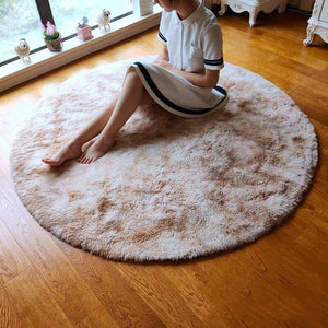Round Fluffy Soft Area Rugs - KnitFirst