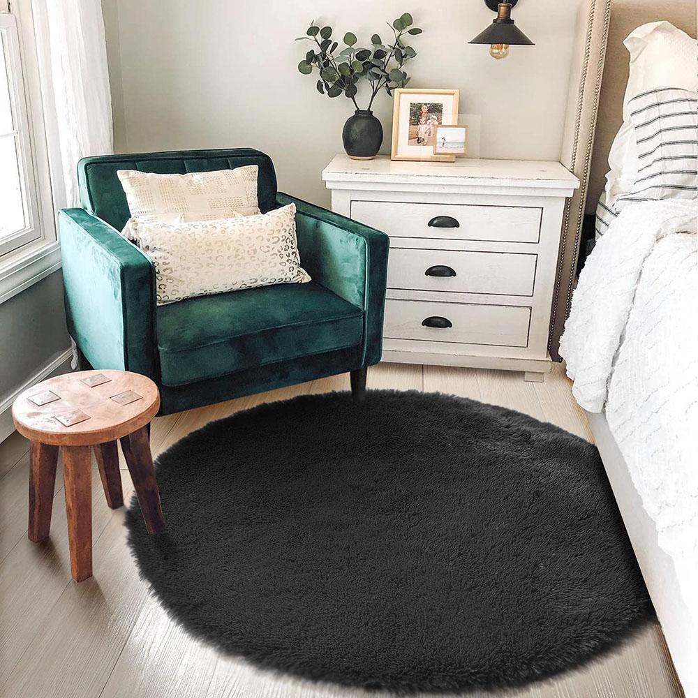 Round Fluffy Soft Area Rugs - KnitFirst