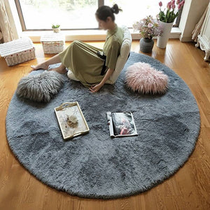 Round Fluffy Soft Area Rugs - KnitFirst