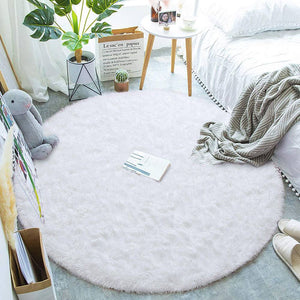 Round Fluffy Soft Area Rugs - KnitFirst
