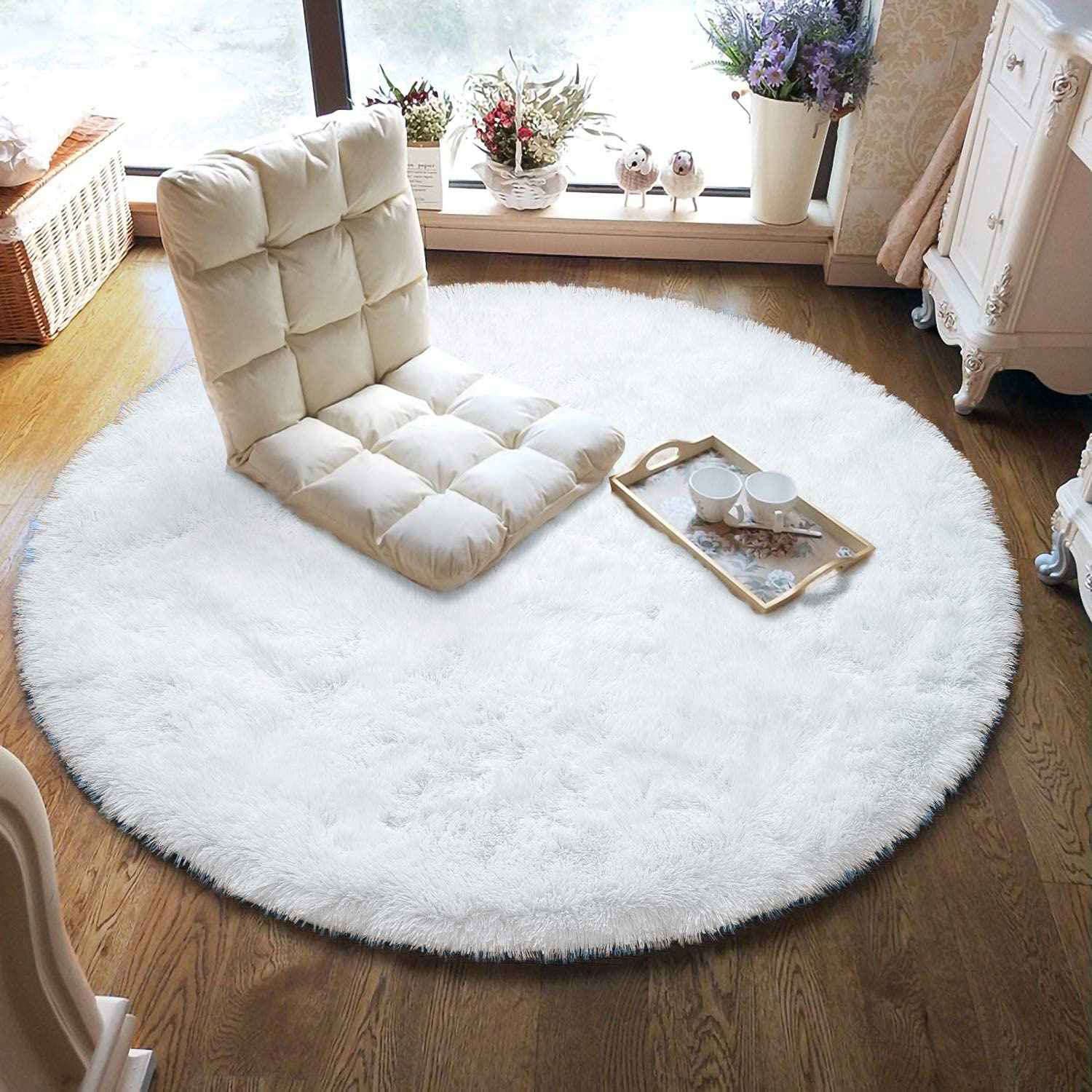 Round Fluffy Soft Area Rugs - KnitFirst