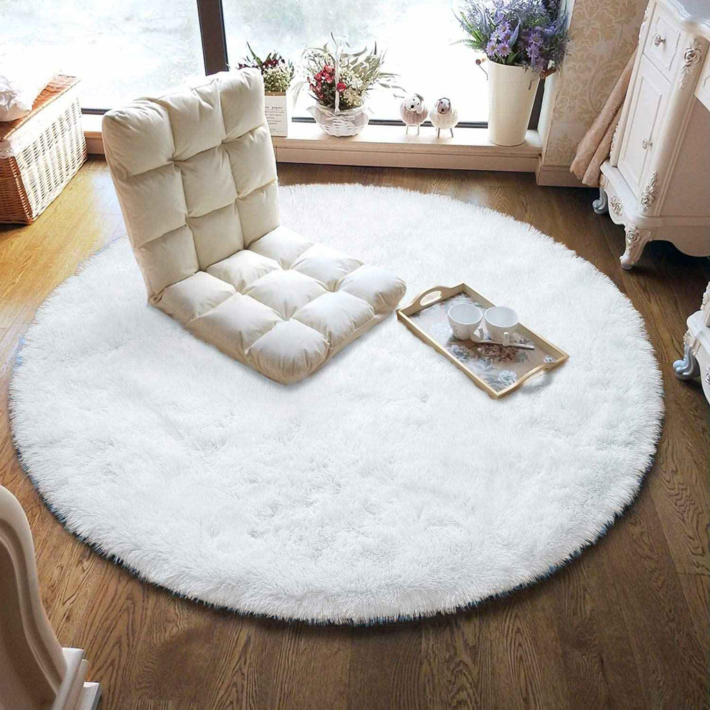 Round Fluffy Soft Area Rugs - KnitFirst