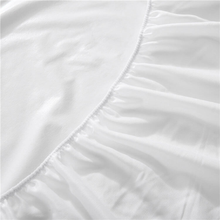 Silk Bamboo Fitted Sheet , Waterproof Mattress Cover - KnitFirst