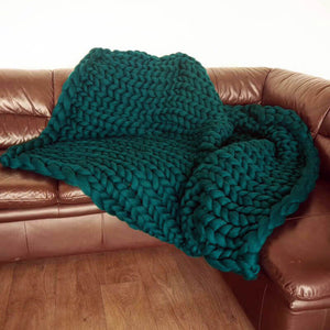 Standard Chunky Knit Blanket - KnitFirst