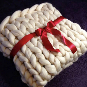 Standard Chunky Knit Blanket - KnitFirst