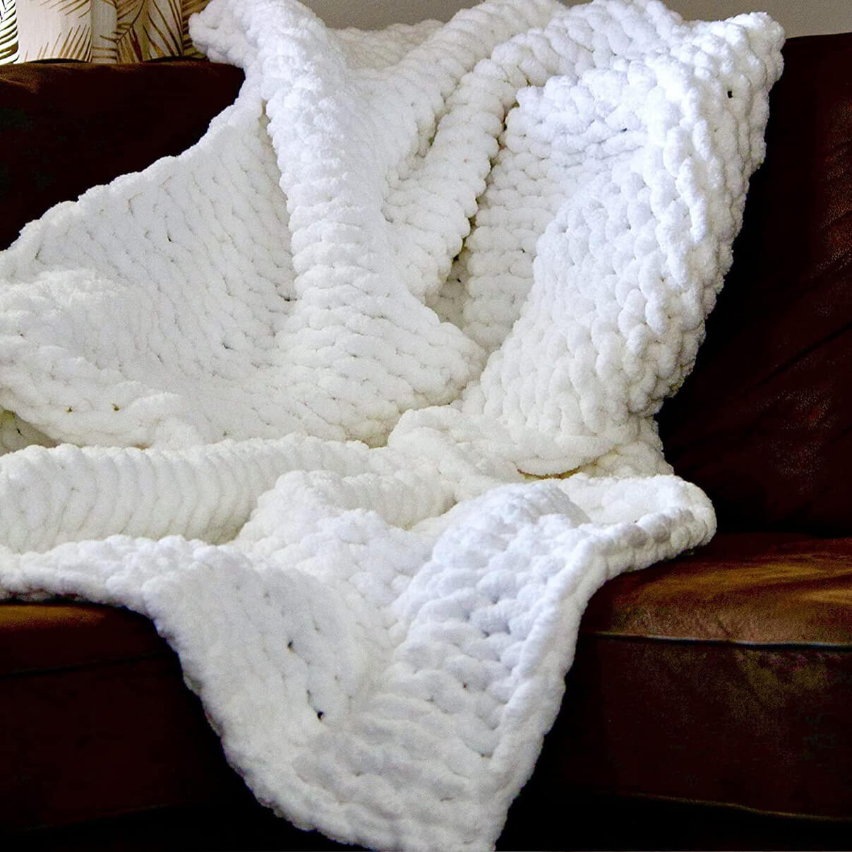 Standard Chunky Knit Blanket - KnitFirst