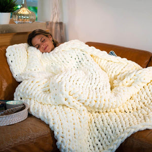 Standard Chunky Knit Blanket - KnitFirst