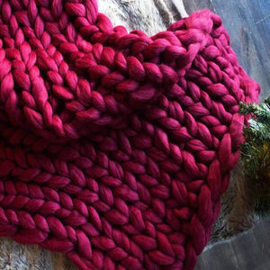 Standard Chunky Knit Blanket - KnitFirst