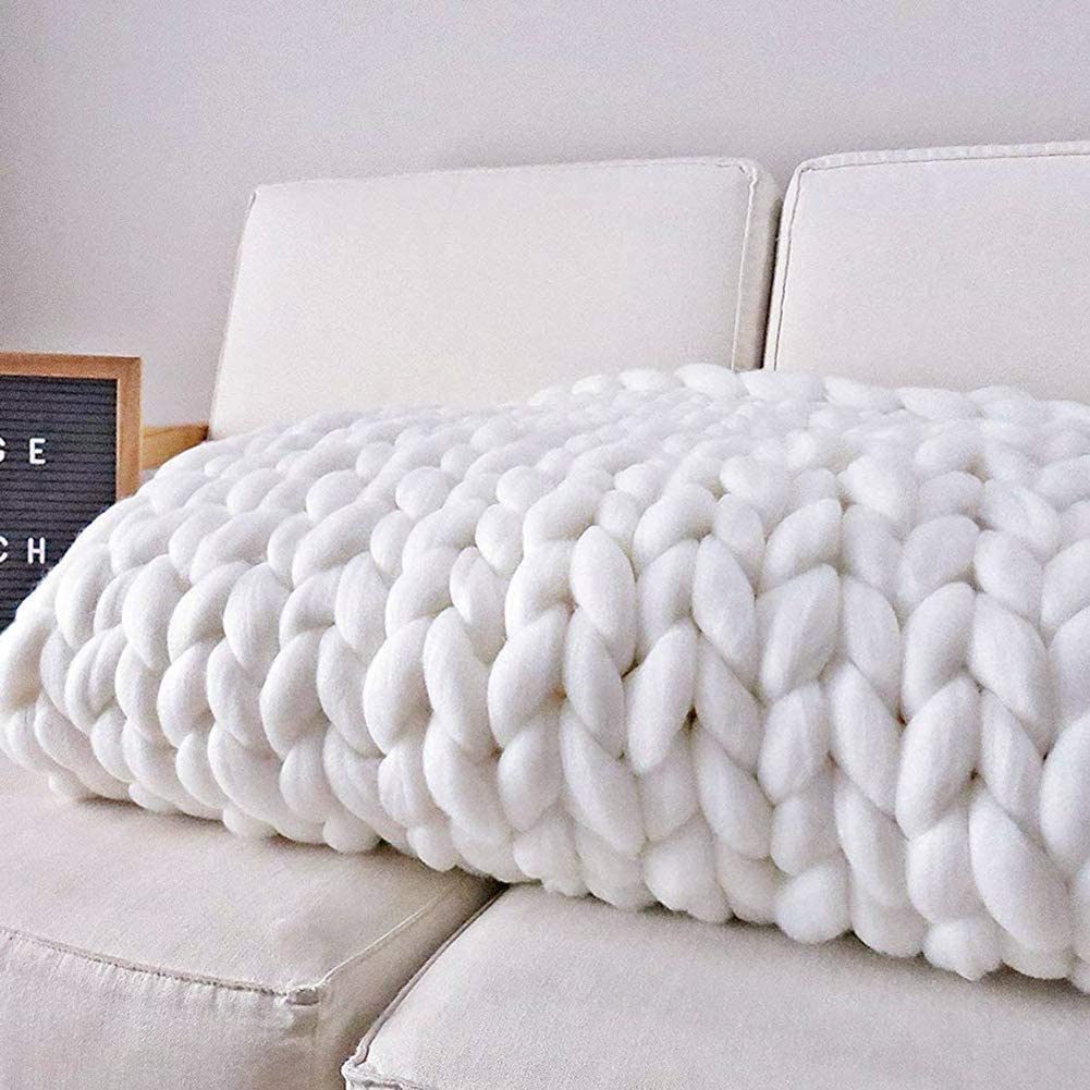 Standard Chunky Knit Blanket - KnitFirst