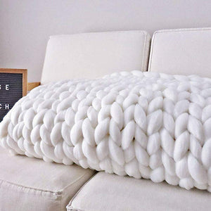 Standard Chunky Knit Blanket - KnitFirst