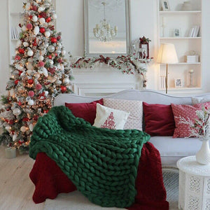 Standard Chunky Knit Blanket - KnitFirst