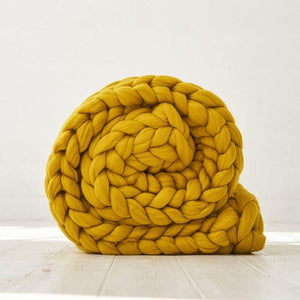 Standard Chunky Knit Blanket - KnitFirst