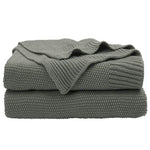 Sweater Cotton Weave Blanket / Full/queen - KnitFirst