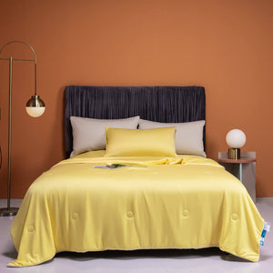 Ultrasoft Cooling Comforter , Silk Blankets - KnitFirst