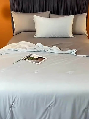 Ultrasoft Cooling Comforter , Silk Blankets - KnitFirst