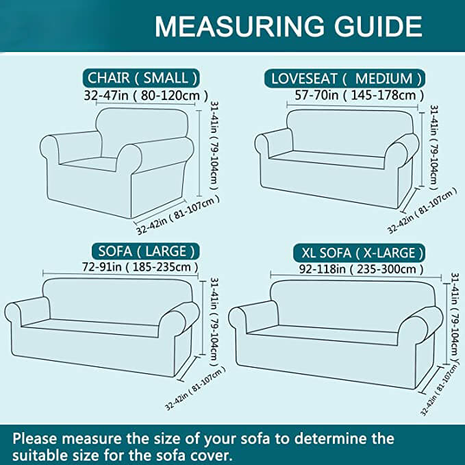 Water Repellent Sofa Cover High Stretch Couch Slipcover Super Soft Fabric Couch Cover - KnitFirst