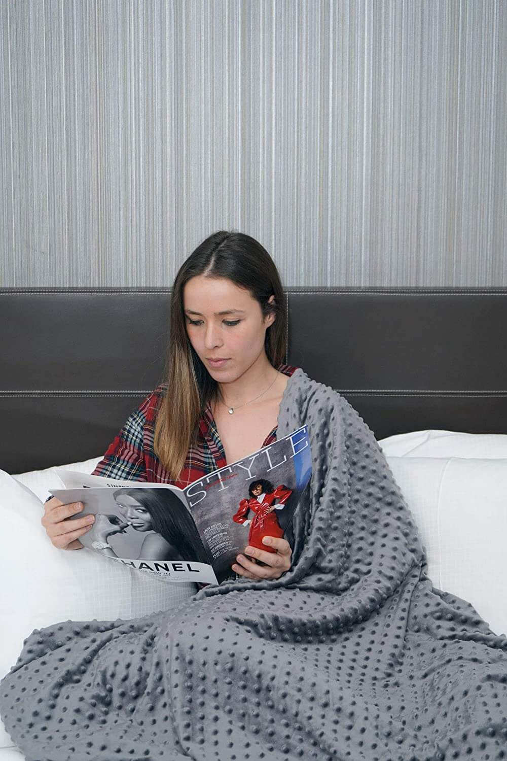 Weighted Blanket I Removable Duvet Cover I Weighted with Premium Glass Beads - KnitFirst