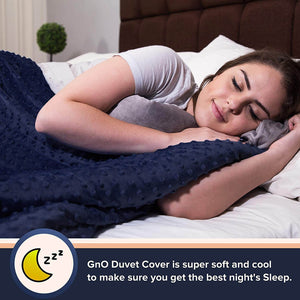 Weighted Blanket I Removable Duvet Cover I Weighted with Premium Glass Beads - KnitFirst