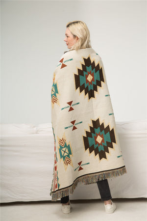 Woven Waffle Throw Blanket - KnitFirst