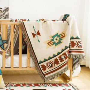 Woven Waffle Throw Blanket - KnitFirst
