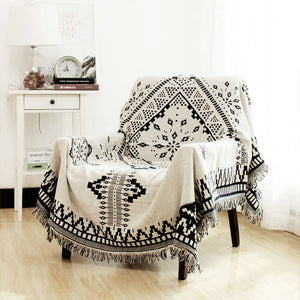 Woven Waffle Throw Blanket - KnitFirst